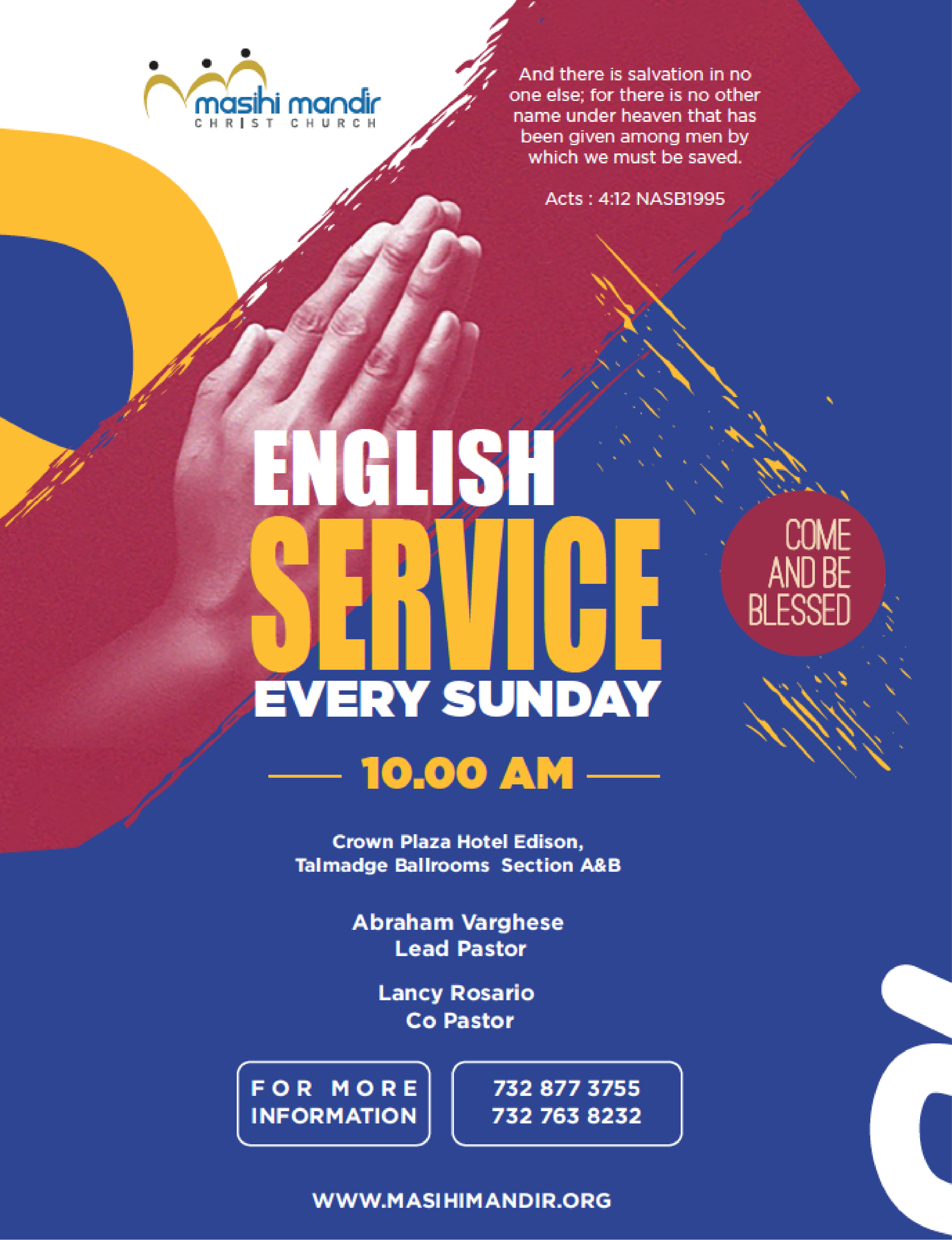 Sunday Worship flyer